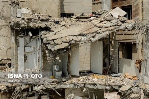 برخی از منازل مسکونی خسارت دیده در جنگ تحمیلی ۱۲ روزه - ۲