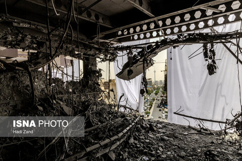 برخی از منازل مسکونی خسارت دیده در جنگ تحمیلی ۱۲ روزه - ۲