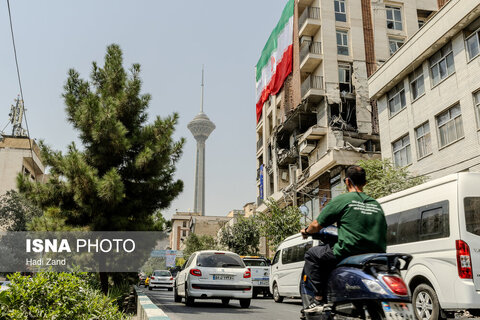 برخی از منازل مسکونی خسارت دیده در جنگ تحمیلی ۱۲ روزه - ۲