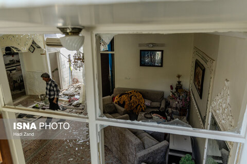 برخی از منازل مسکونی خسارت دیده در جنگ تحمیلی ۱۲ روزه - ۲