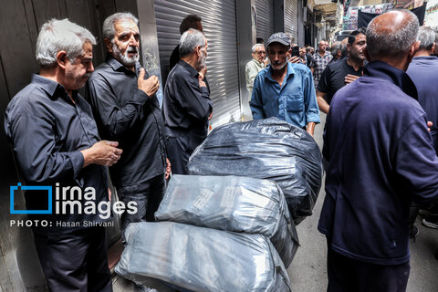 عزاداری در بازار تهران