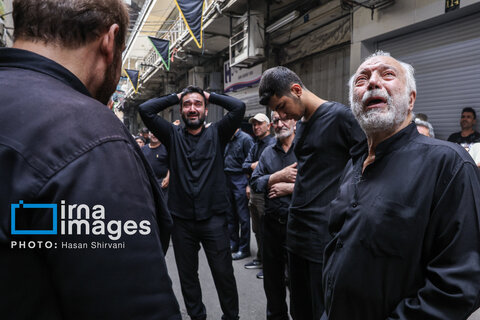 عزاداری در بازار تهران