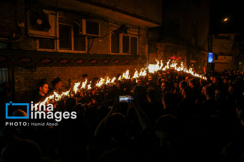 مشعل گردانی نجفی‌های مقیم قم