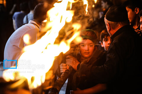 مشعل گردانی نجفی‌های مقیم قم