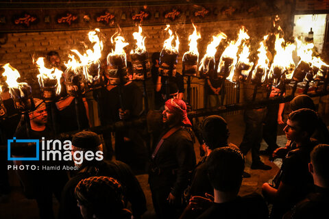 مشعل گردانی نجفی‌های مقیم قم