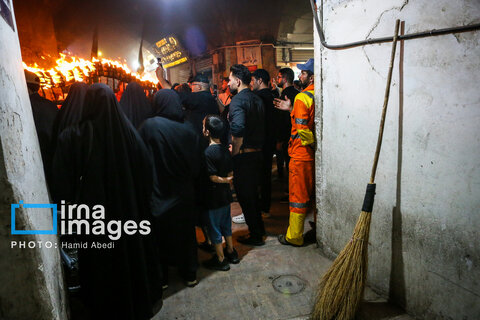 مشعل گردانی نجفی‌های مقیم قم