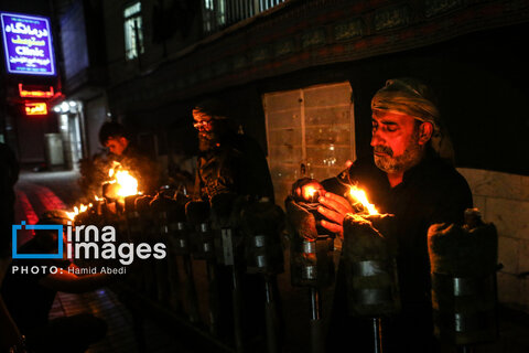 مشعل گردانی نجفی‌های مقیم قم