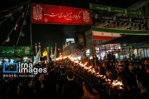 مشعل گردانی نجفی‌های مقیم قم