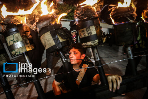 مشعل گردانی نجفی‌های مقیم قم