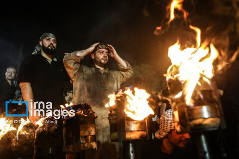 مشعل گردانی نجفی‌های مقیم قم