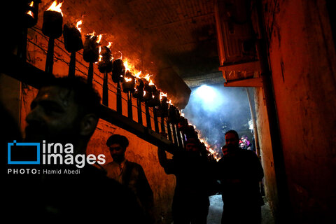 مشعل گردانی نجفی‌های مقیم قم