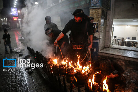 مشعل گردانی نجفی‌های مقیم قم