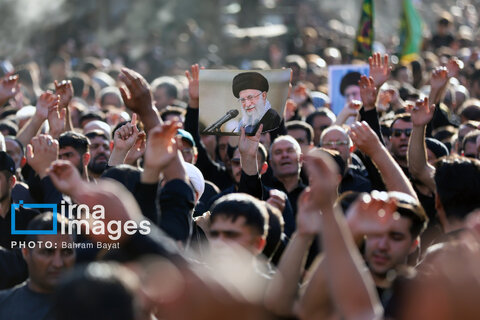 اجتماع عزاداران حسینیه اعظم زنجان در «یوم العباس»