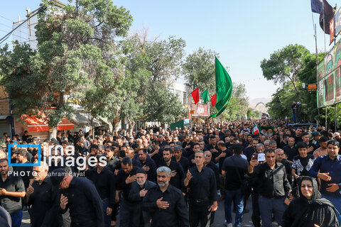 اجتماع عزاداران حسینیه اعظم زنجان در «یوم العباس»