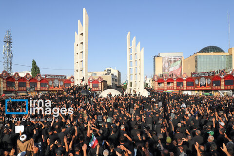اجتماع عزاداران حسینیه اعظم زنجان در «یوم العباس»