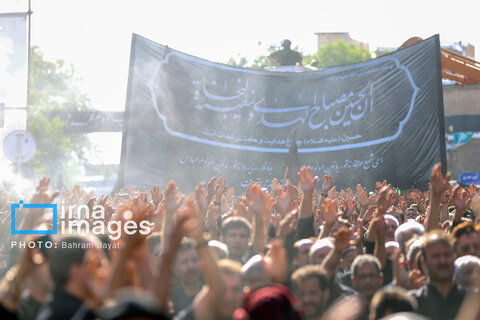 اجتماع عزاداران حسینیه اعظم زنجان در «یوم العباس»