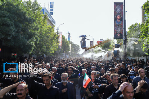 اجتماع عزاداران حسینیه اعظم زنجان در «یوم العباس»