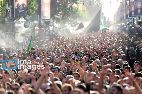 اجتماع عزاداران حسینیه اعظم زنجان در «یوم العباس»