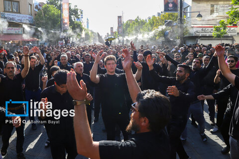 اجتماع عزاداران حسینیه اعظم زنجان در «یوم العباس»