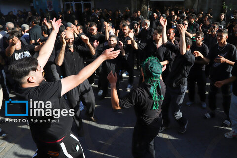 اجتماع عزاداران حسینیه اعظم زنجان در «یوم العباس»