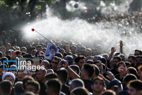 اجتماع عزاداران حسینیه اعظم زنجان در «یوم العباس»