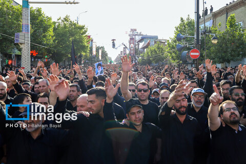 اجتماع عزاداران حسینیه اعظم زنجان در «یوم العباس»