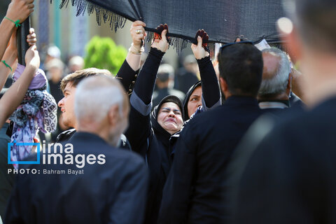 اجتماع عزاداران حسینیه اعظم زنجان در «یوم العباس»