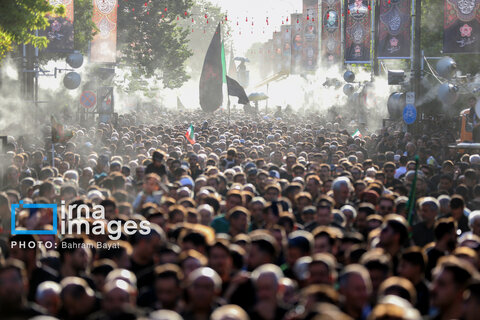 اجتماع عزاداران حسینیه اعظم زنجان در «یوم العباس»