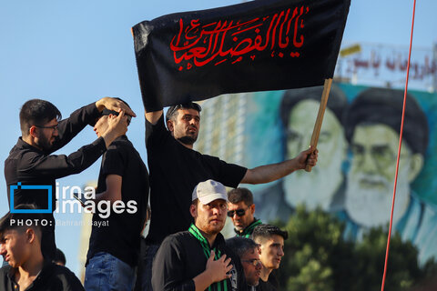 اجتماع عزاداران حسینیه اعظم زنجان در «یوم العباس»