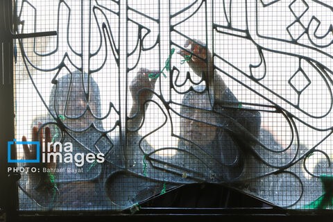 اجتماع عزاداران حسینیه اعظم زنجان در «یوم العباس»