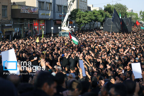 اجتماع عزاداران حسینیه اعظم زنجان در «یوم العباس»