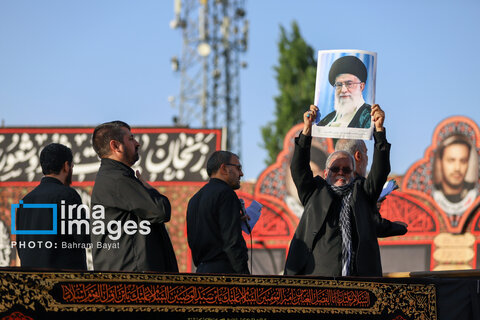 اجتماع عزاداران حسینیه اعظم زنجان در «یوم العباس»