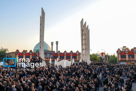 اجتماع عزاداران حسینیه اعظم زنجان در «یوم العباس»