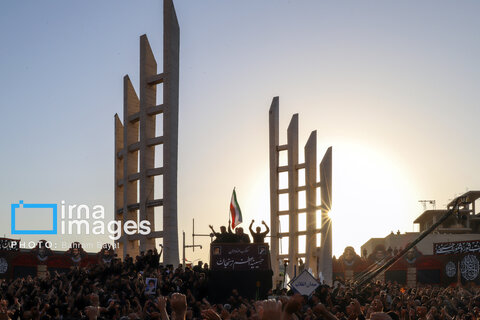 اجتماع عزاداران حسینیه اعظم زنجان در «یوم العباس»