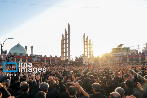 اجتماع عزاداران حسینیه اعظم زنجان در «یوم العباس»