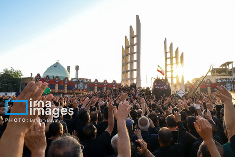 اجتماع عزاداران حسینیه اعظم زنجان در «یوم العباس»