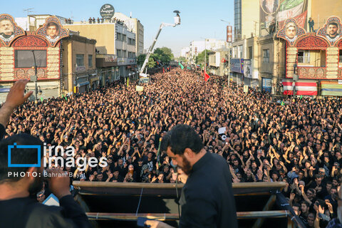 اجتماع عزاداران حسینیه اعظم زنجان در «یوم العباس»