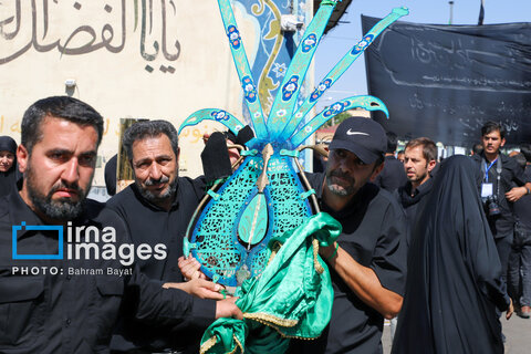 اجتماع عزاداران حسینیه اعظم زنجان در «یوم العباس»