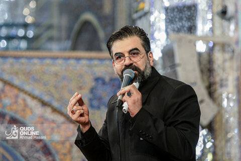 حال و هوای حرم مطهر رضوی در شب تاسوعای حسینی