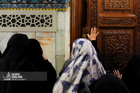 عزاداری عاشورای حسینی در حرم مطهر رضوی