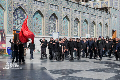 عزاداری عاشورای حسینی در حرم مطهر رضوی