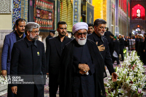مراسم شام غریبان شهادت سید الشهدا علیه السلام در حرم مطهر رضوی