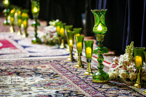 مراسم شام غریبان شهادت سید الشهدا علیه السلام در حرم مطهر رضوی