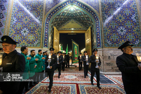 مراسم شام غریبان شهادت سید الشهدا علیه السلام در حرم مطهر رضوی