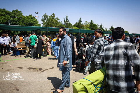 خروج اتباع افغانستانی غیرمجاز از مرز دوغارون