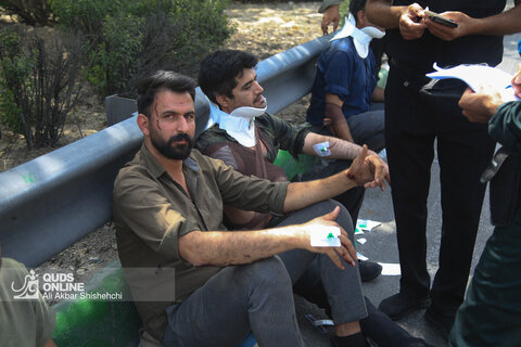 تصادف منجر به جرح در کمربندی مشهد