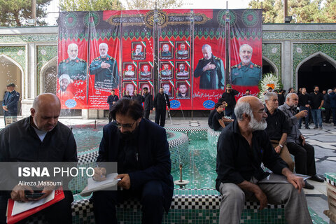 مراسم گرامیداشت فرماندهان شهید قرارگاه مرکزی خاتم الانبیاء