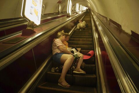 تصاویر آخرین حمله موشکی و پهپادی بزرگ روسیه به کیف