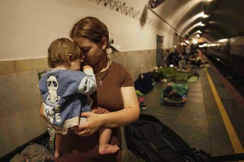 تصاویر آخرین حمله موشکی و پهپادی بزرگ روسیه به کیف