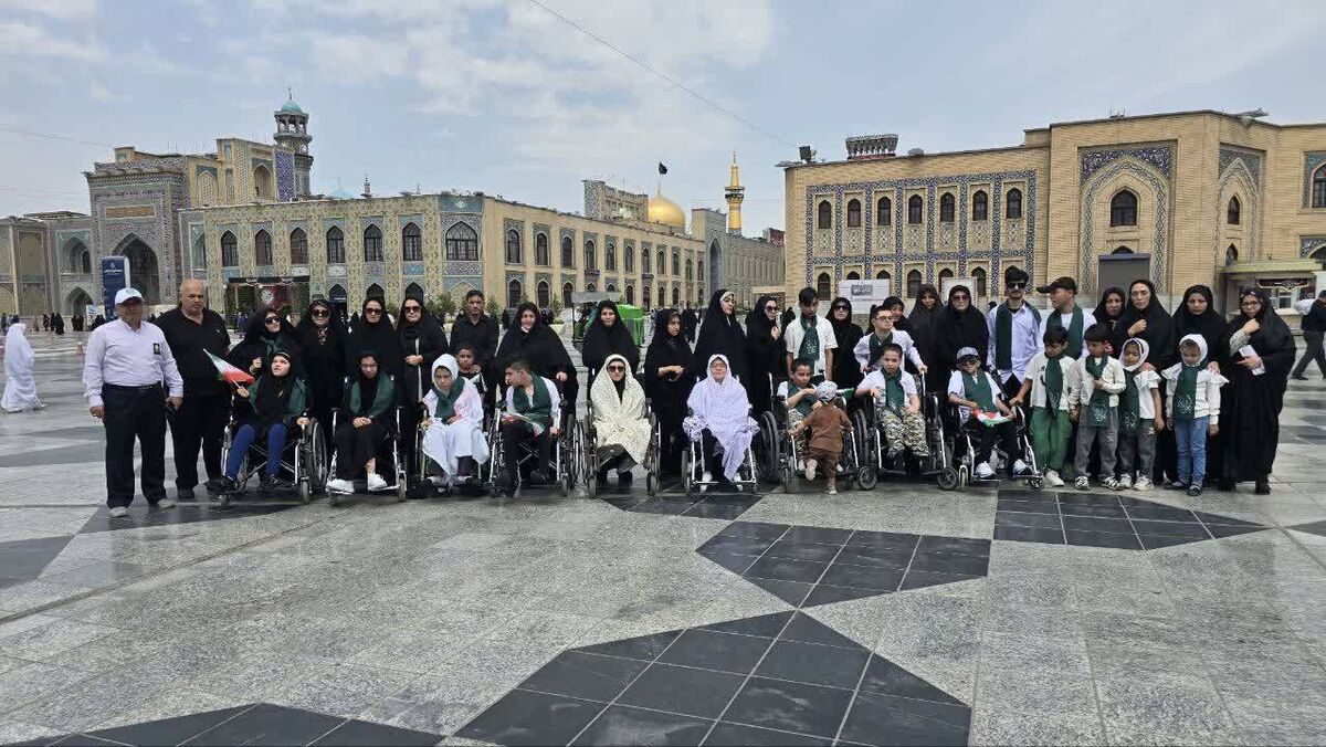 میزبانی از دانش‌آموزان توان‌یاب آذربایجان شرقی در حرم مطهر رضوی